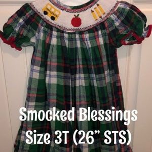 Smocked Blessings School Dress